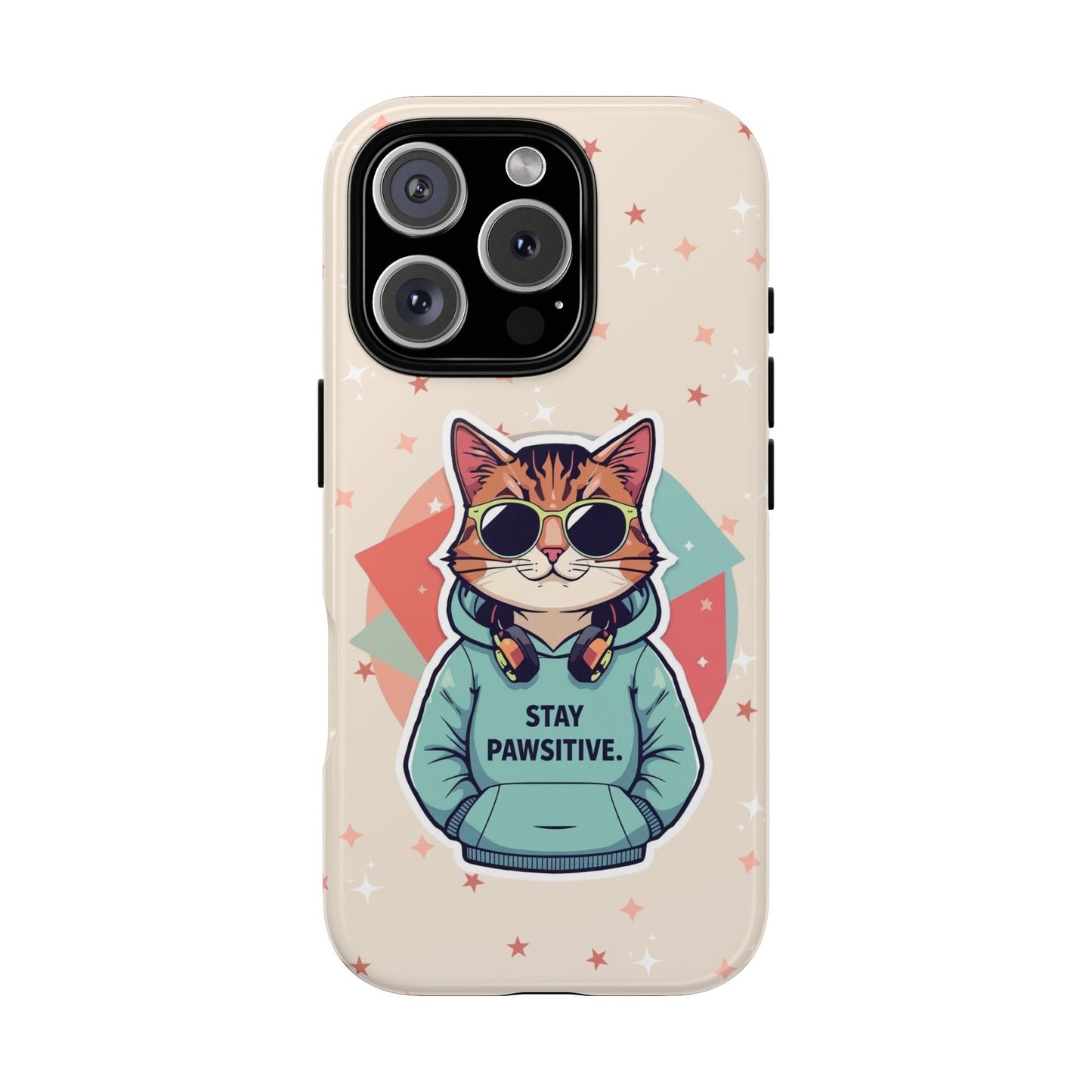 Pawsitive Cat – Phone Case