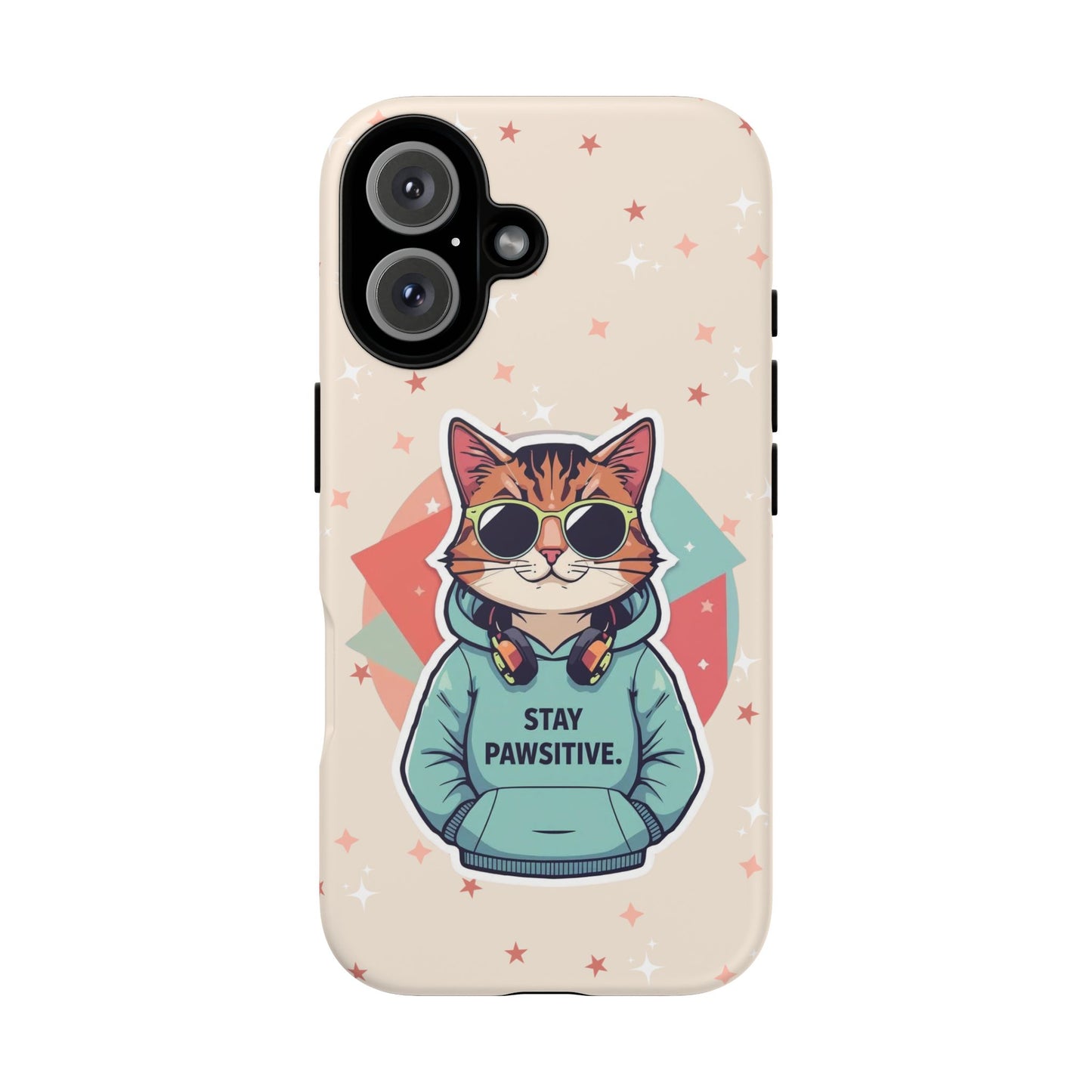 Pawsitive Cat – Phone Case