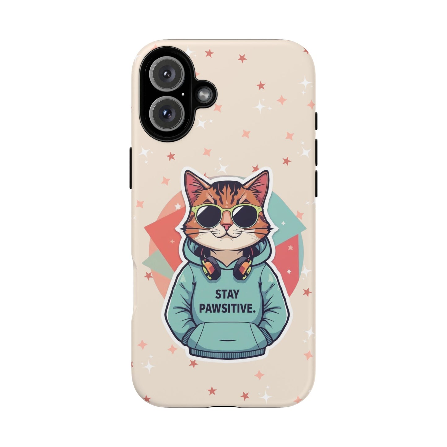 Pawsitive Cat – Phone Case