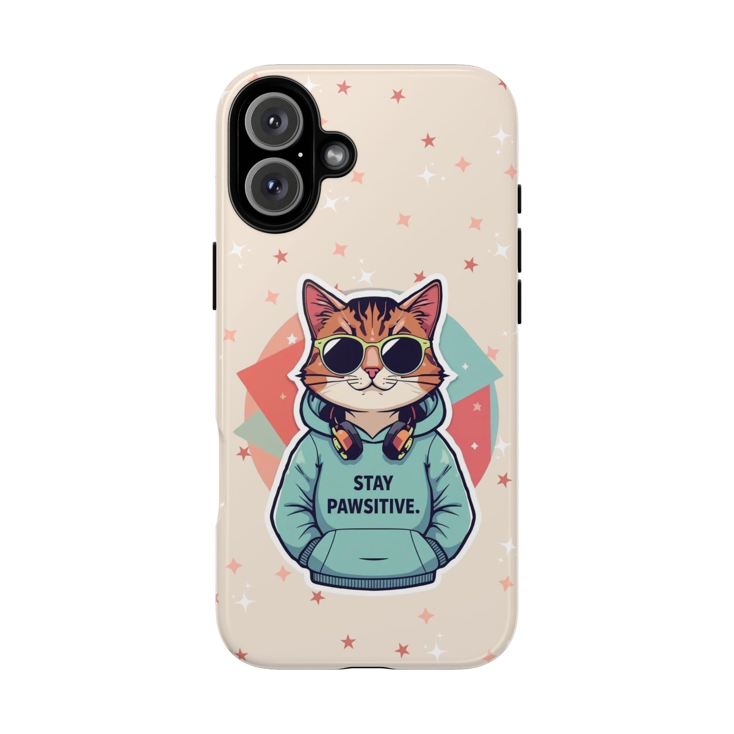 Pawsitive Cat – Phone Case