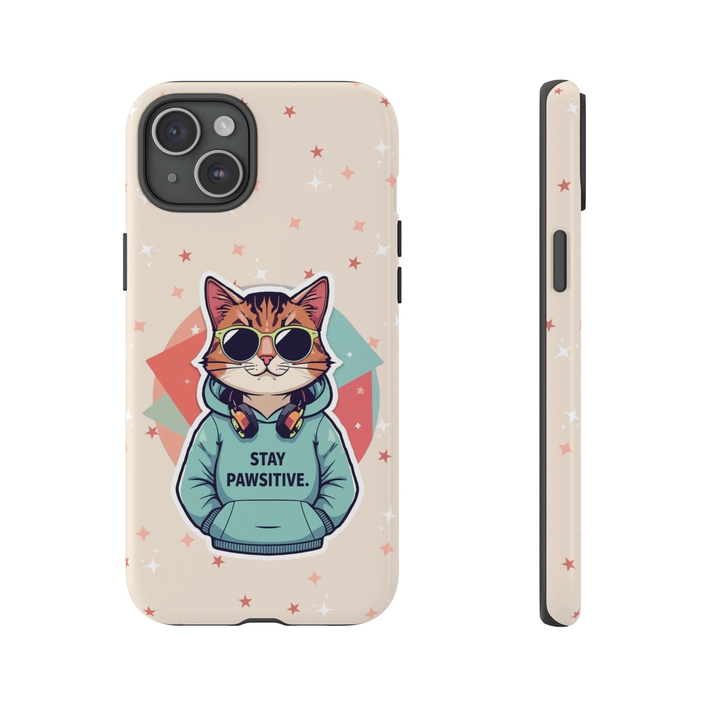 Pawsitive Cat – Phone Case